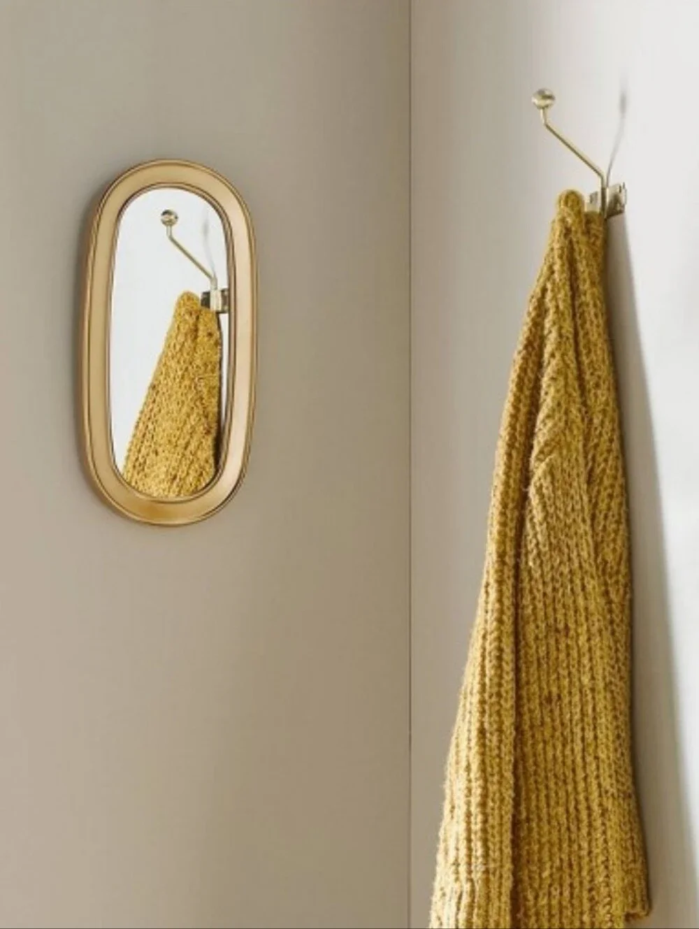 Hearth & Hand Brass Single Wall Hook Set Of 2